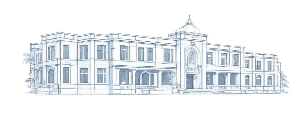 JNIS school building illustration