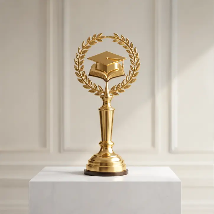 Academic achievement trophy